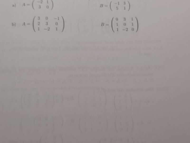 Beispielsammlung zu Mathematik 1
